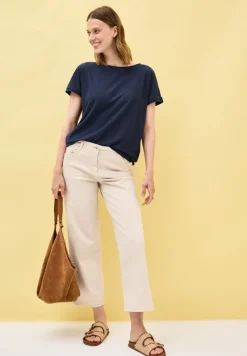 Cecil Shirts*Struktushirt in Unifarbe urban navy blue