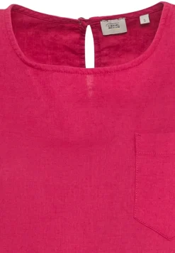 Camel Active Kleider*Stufenkleid aus Leinenmix piony red
