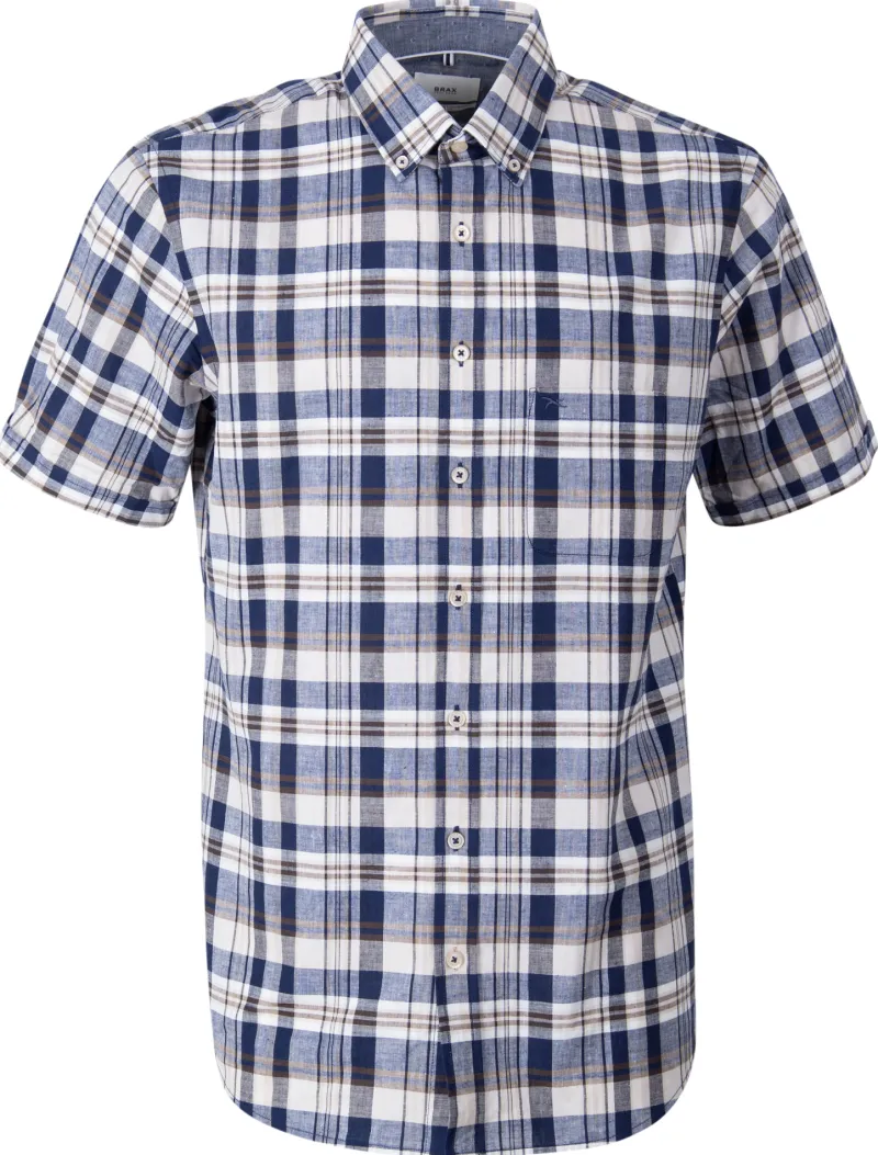 Brax Hemden*Style DAN blau2