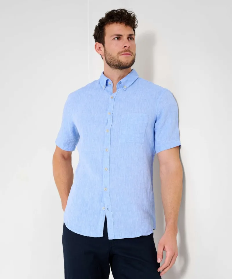 Brax Hemden*Style Dan smooth blue