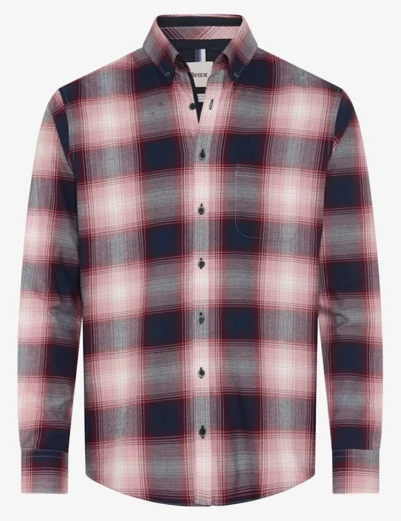 Brax Hemden*Style Daniel cinder rose