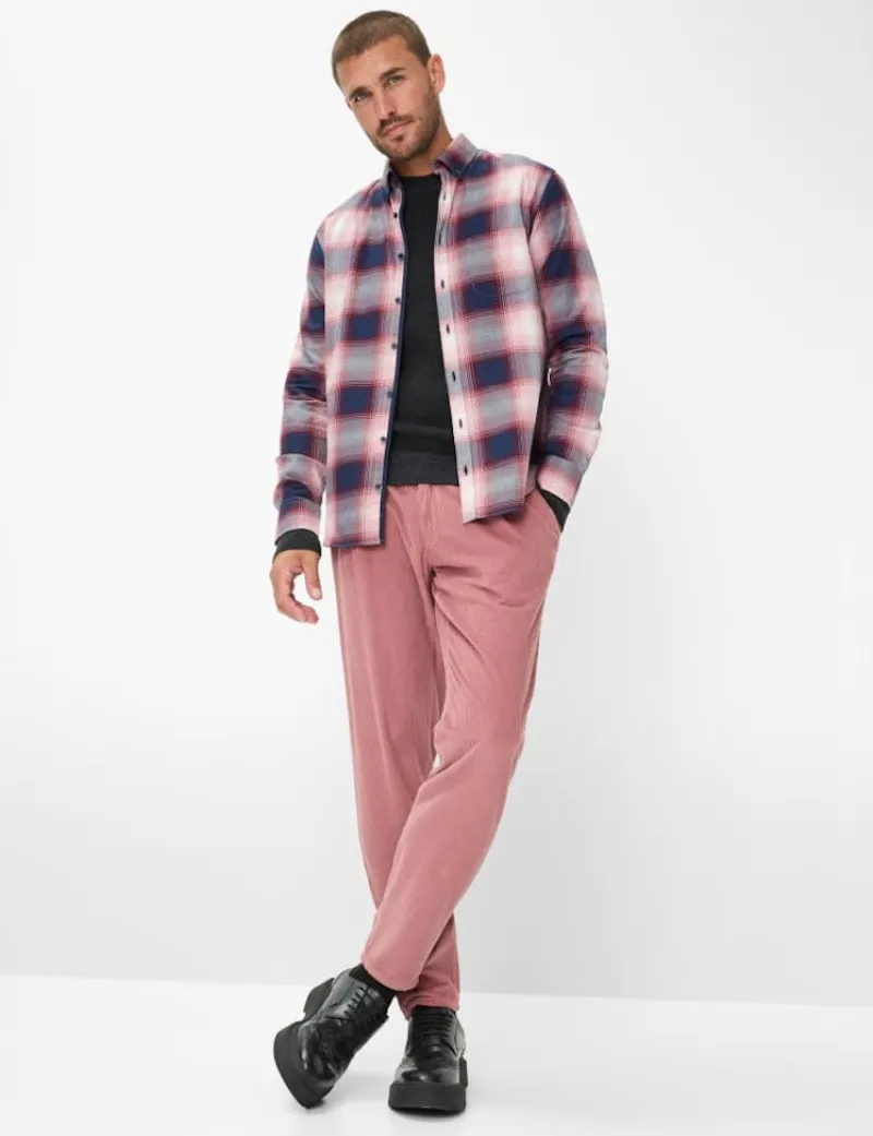 Brax Hemden*Style Daniel cinder rose