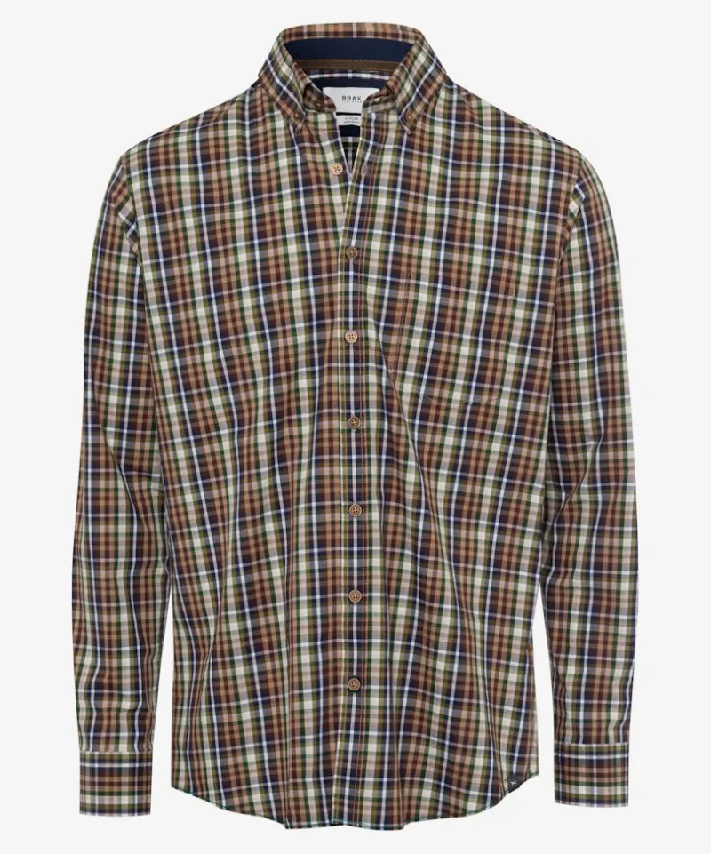 Brax Hemden|Big Boys*Style Daniel cold brew