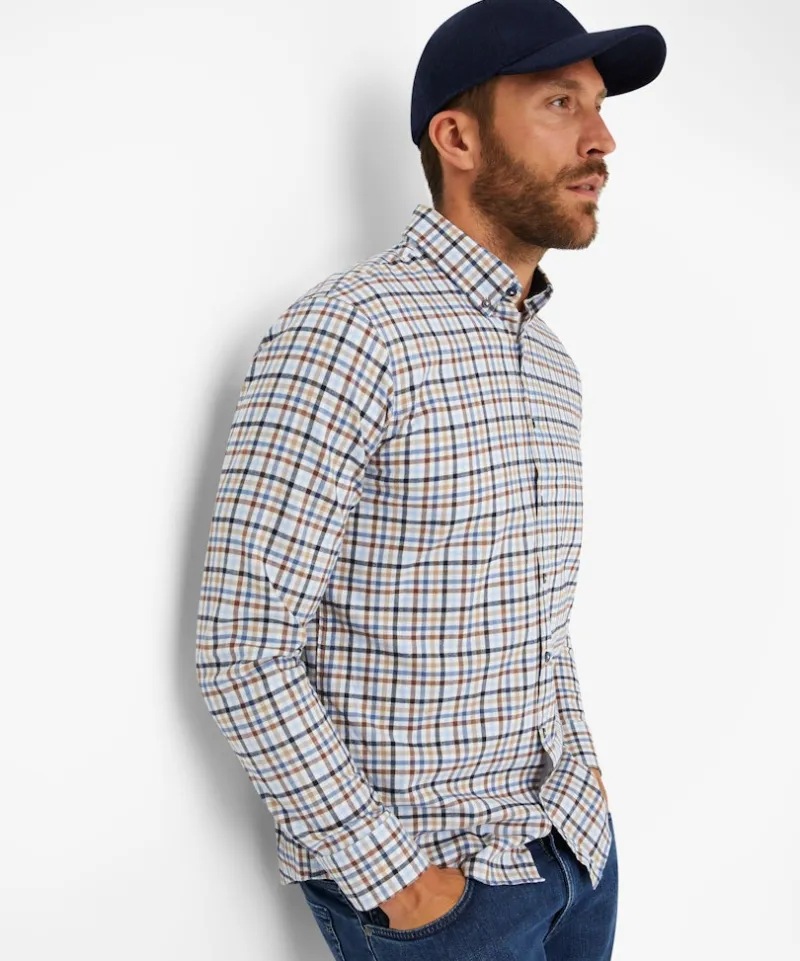 Brax Hemden*Style Daniel Dark Navy