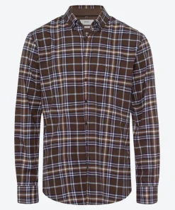 Brax Hemden*Style Daniel espresso