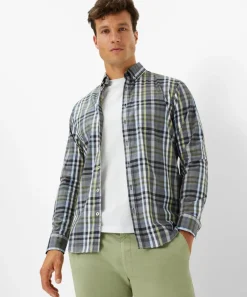 Brax Hemden*Style Daniel olive