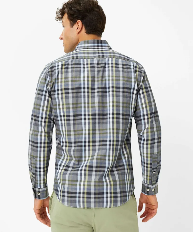 Brax Hemden*Style Daniel olive