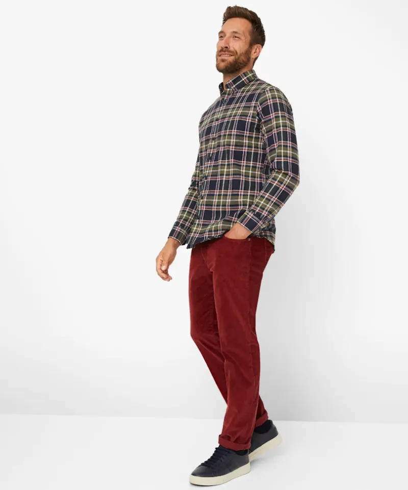 Brax Hemden*Style Daniel olive