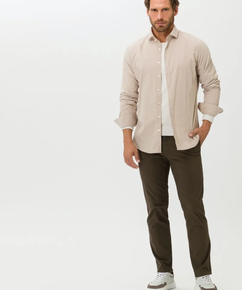 Brax Hemden*Style Harold sandstone