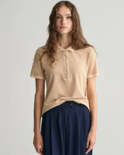 Gant Shirts*Sunfaded Piqué Poloshirt dry sand