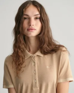 Gant Shirts*Sunfaded Piqué Poloshirt dry sand