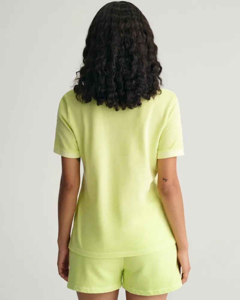 Gant Shirts*Sunfaded Piqué Poloshirt pastel lime