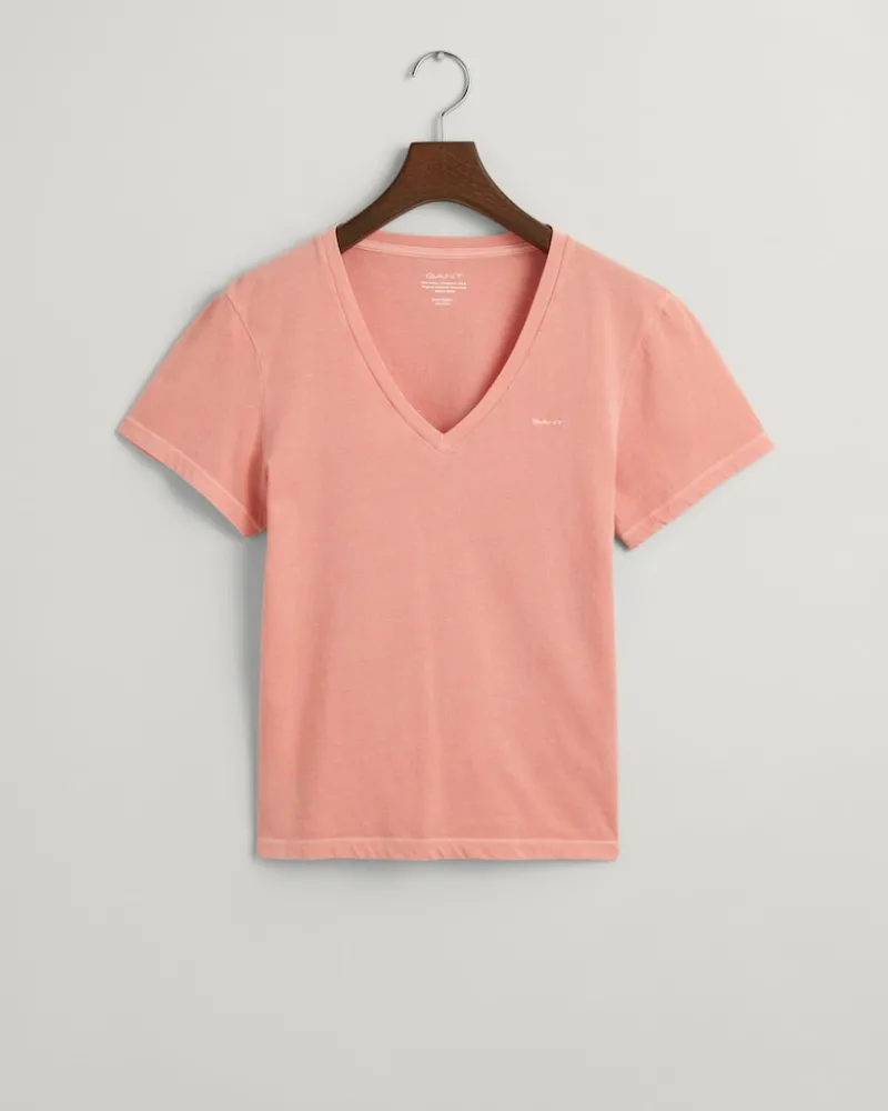 Gant Shirts*Sunfaded V-Neck T-Shirt peachy pink