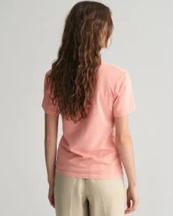 Gant Shirts*Sunfaded V-Neck T-Shirt peachy pink
