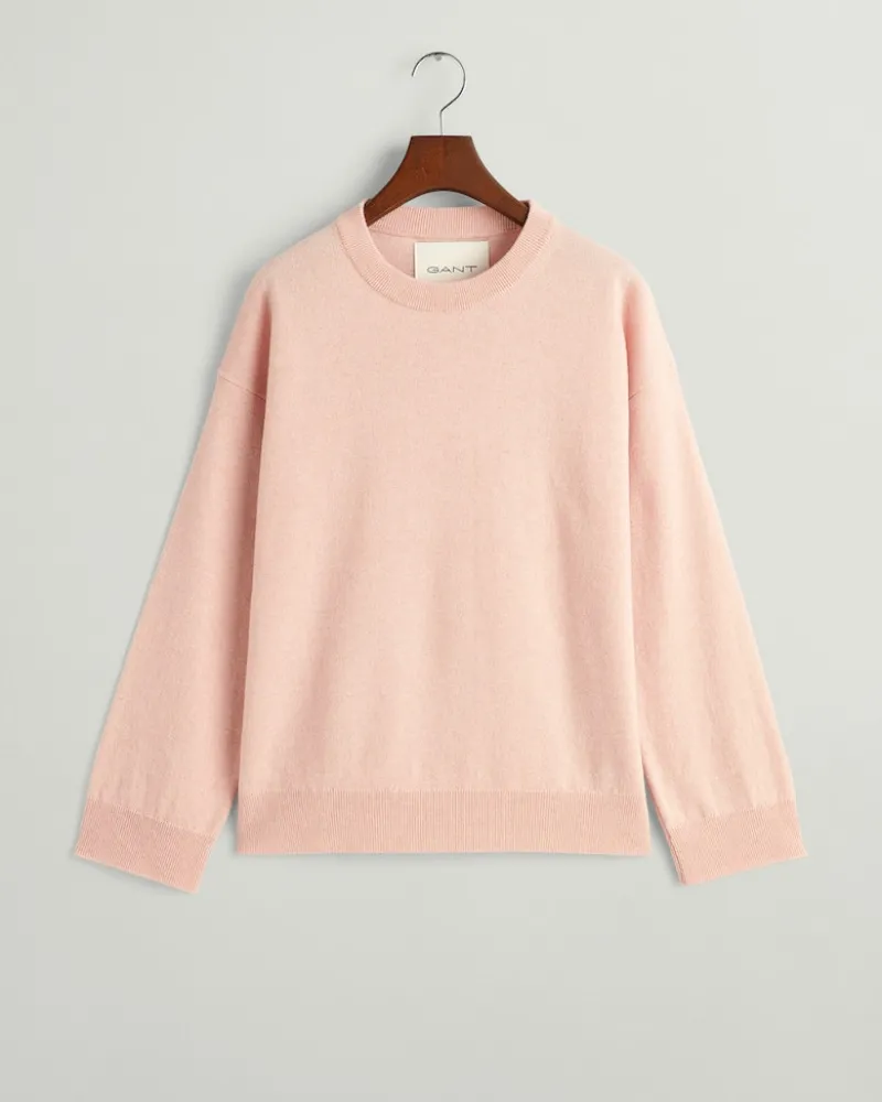 Gant Pullover & Sweatshirts*Superfine Lambswool Rundhalspullover faded pink