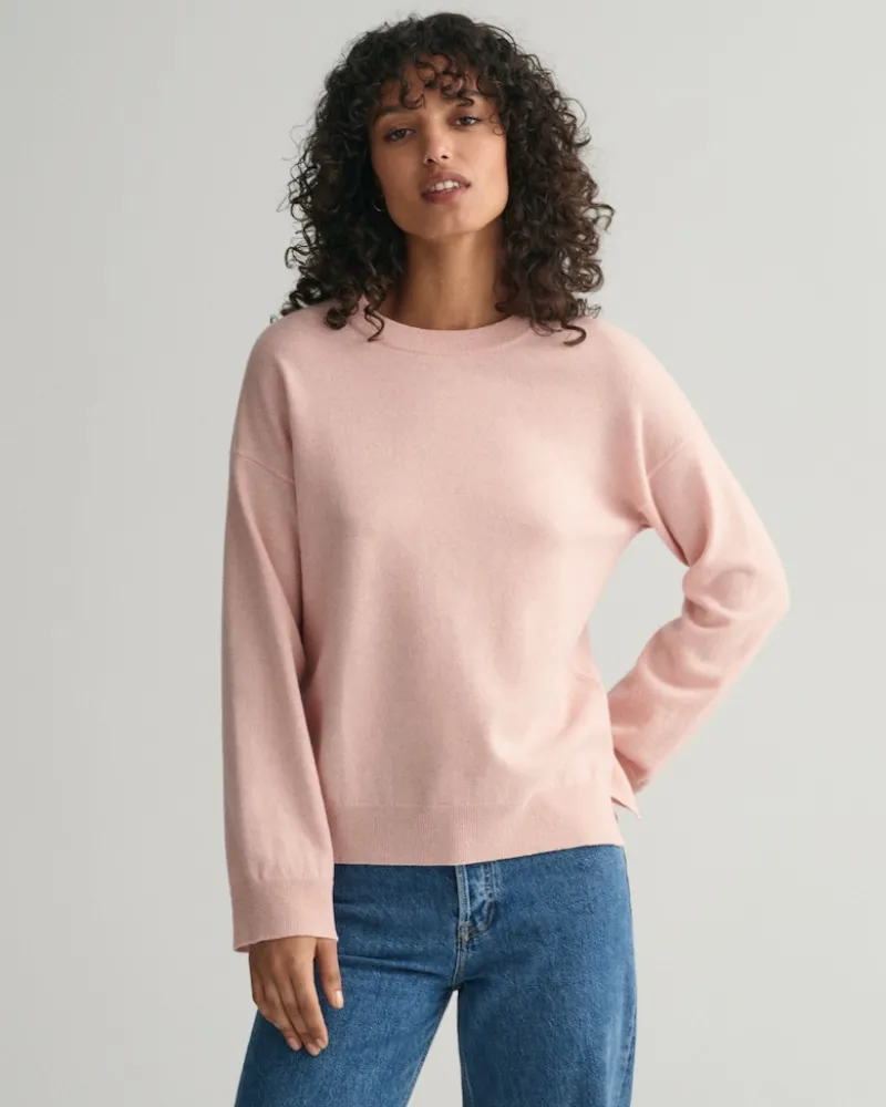 Gant Pullover & Sweatshirts*Superfine Lambswool Rundhalspullover faded pink