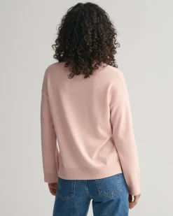 Gant Pullover & Sweatshirts*Superfine Lambswool Rundhalspullover faded pink