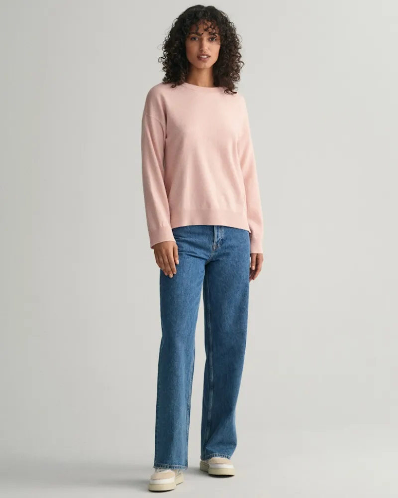 Gant Pullover & Sweatshirts*Superfine Lambswool Rundhalspullover faded pink