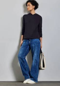 Street One Pullover & Sweatshirts*Sweat Hoodie deep tint blue