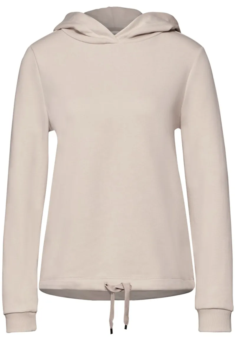 Street One Pullover & Sweatshirts*Sweat Hoodie smooth sand beige
