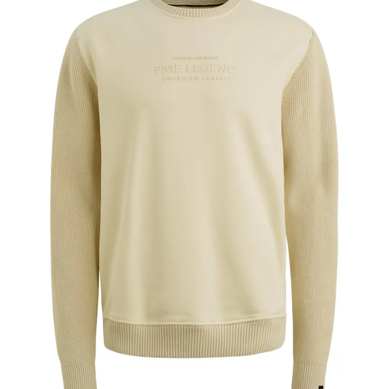 PME Legend Pullover & Sweatshirts|Big Boys*sweat knit combination bone white