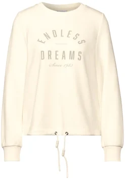 Street One Pullover & Sweatshirts*Sweater mit Artwork lucid white