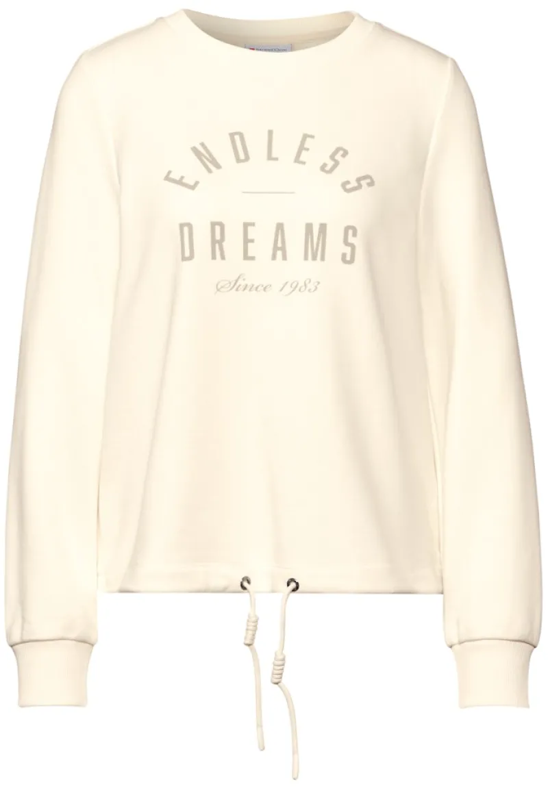 Street One Pullover & Sweatshirts*Sweater mit Artwork lucid white