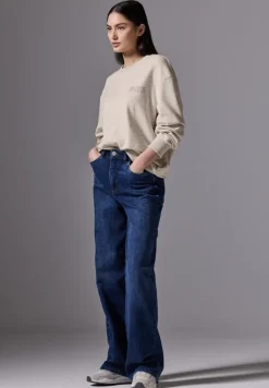 STREET ONE STUDIO Pullover & Sweatshirts*Sweater mit Rundhals cloud cream mel.