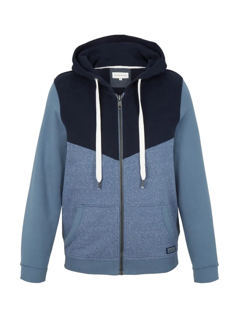 Tom Tailor Pullover & Sweatshirts|Big Boys*Sweatjacke china blue injected stripe