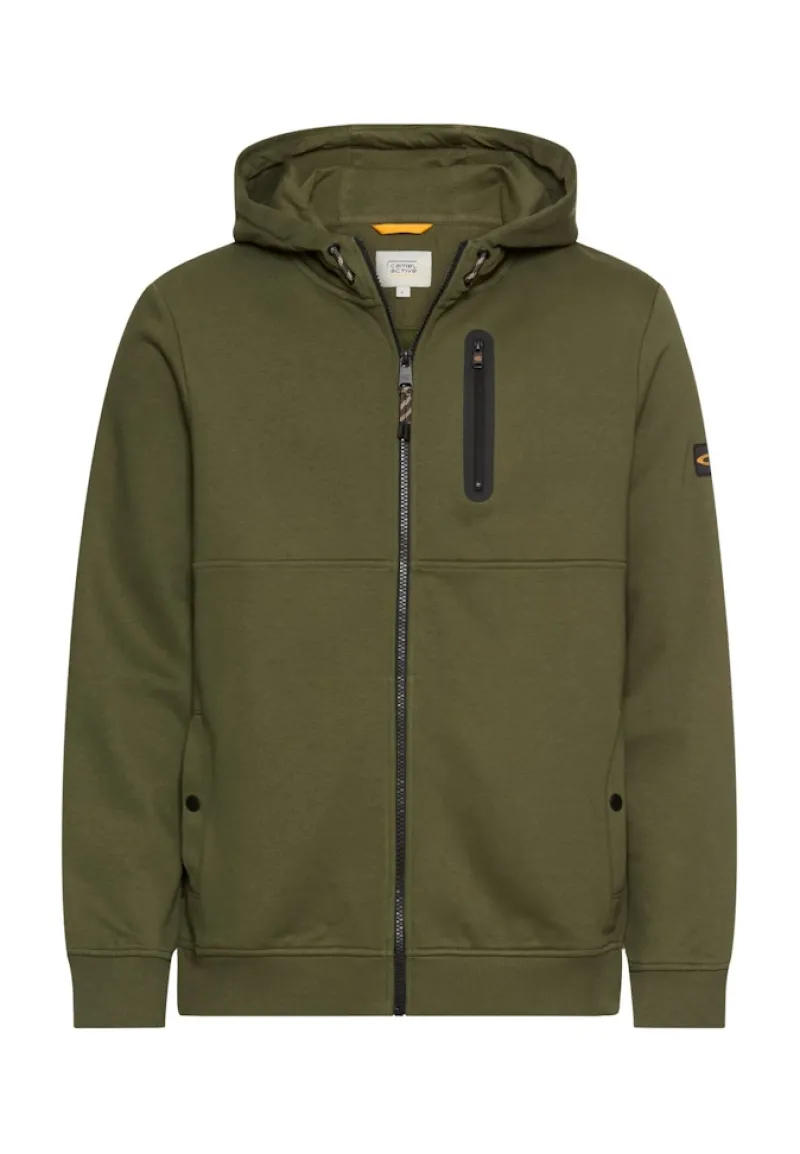 Camel Active Pullover & Sweatshirts|Big Boys*Sweatjacke mit Kapuze forest green