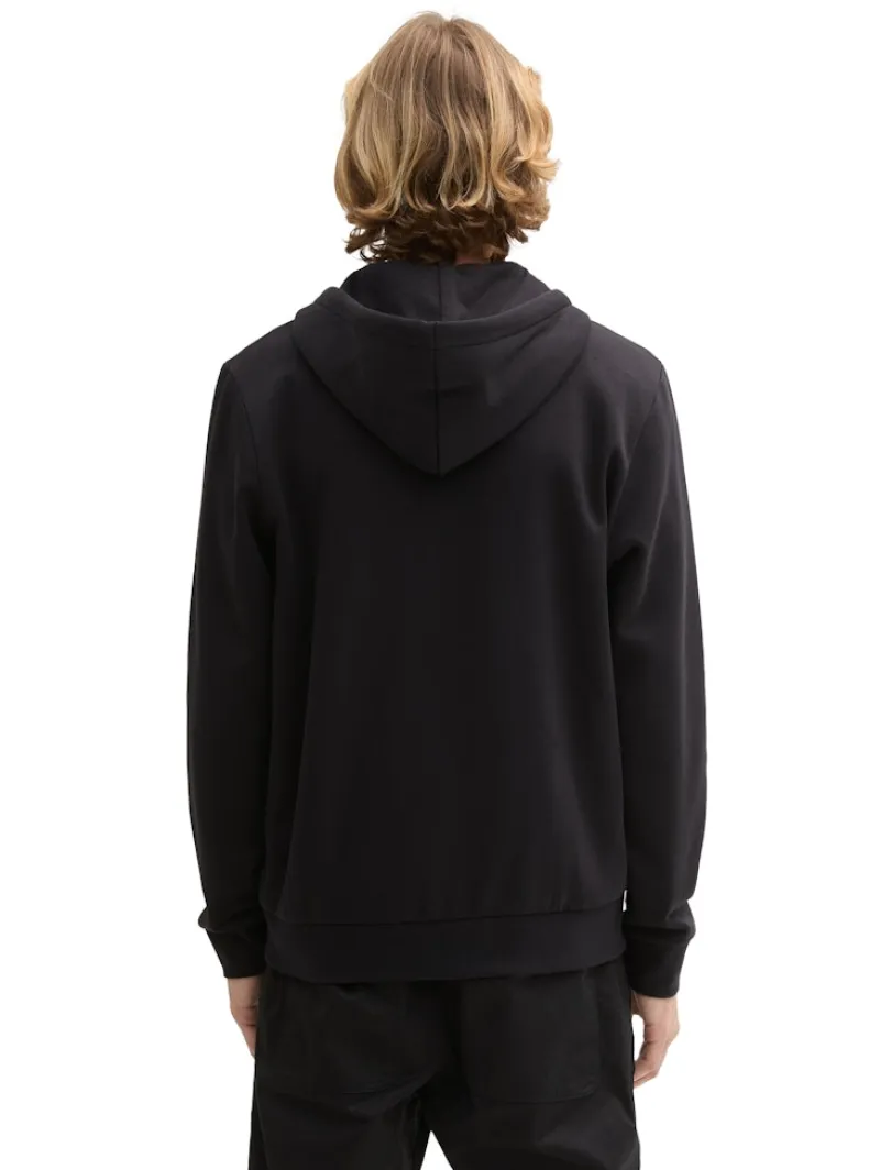 Tom Tailor Denim Pullover & Sweatshirts*Sweatjacke mit Logo Print Black