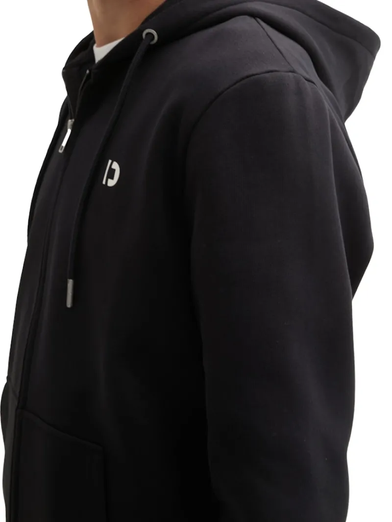 Tom Tailor Denim Pullover & Sweatshirts*Sweatjacke mit Logo Print Black