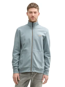 Tom Tailor Pullover & Sweatshirts|Big Boys*Sweatjacke mit Stehkragen grey mint