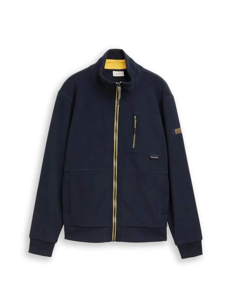 Tom Tailor Pullover & Sweatshirts|Big Boys*Sweatjacke mit Stehkragen sky captain blue