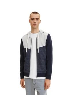 Tom Tailor Pullover & Sweatshirts|Big Boys*Sweatjacke navy offwhite inject stripe