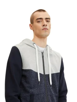 Tom Tailor Pullover & Sweatshirts|Big Boys*Sweatjacke navy offwhite inject stripe