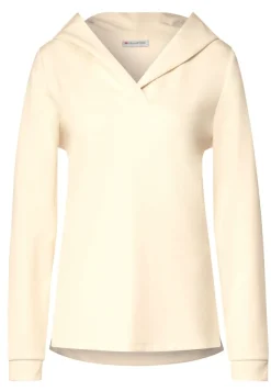 Street One Pullover & Sweatshirts*Sweatpullover mit Kapuze creamy beige