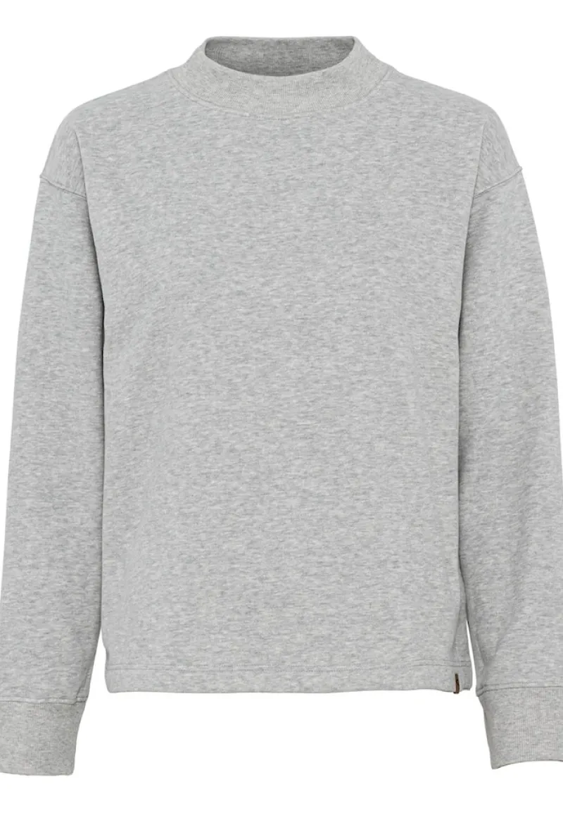 Camel Active Pullover & Sweatshirts*Sweatshirt aus Baumwollmix Light Grey Melange