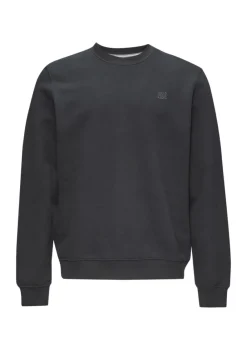 s.Oliver Pullover & Sweatshirts|Big Boys*Sweatshirt aus Baumwollmix mit Logo-Detail Grau