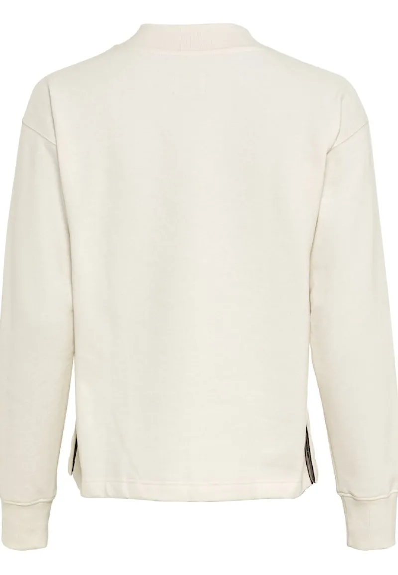 Camel Active Pullover & Sweatshirts*Sweatshirt aus Baumwollmix creme