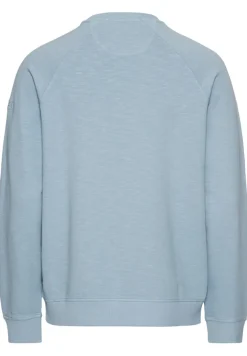 Camel Active Pullover & Sweatshirts*Sweatshirt aus reiner Baumwolle smoke blue