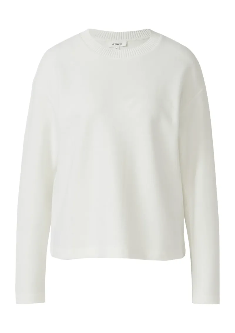 s.Oliver Pullover & Sweatshirts*Sweatshirt creme