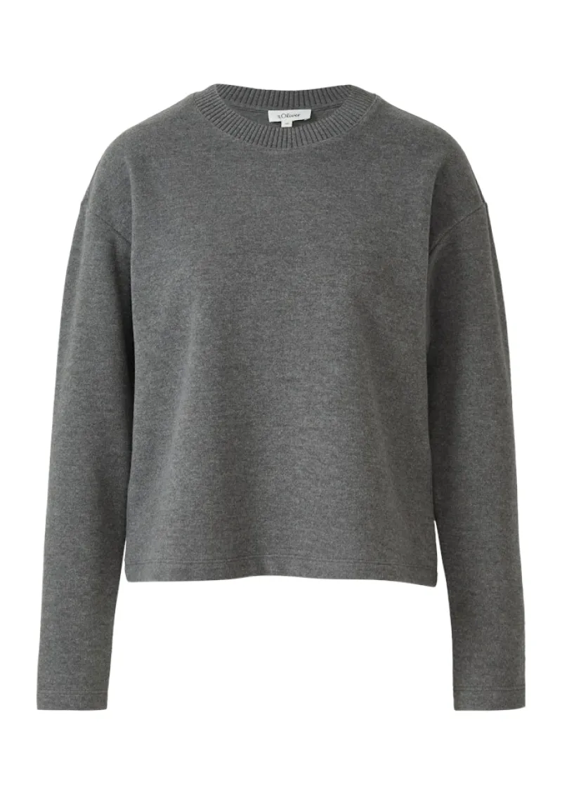s.Oliver Pullover & Sweatshirts*Sweatshirt Grau