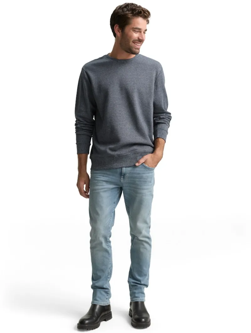 Tom Tailor Pullover & Sweatshirts|Big Boys*Sweatshirt in Melange-Optik navy grindle structure