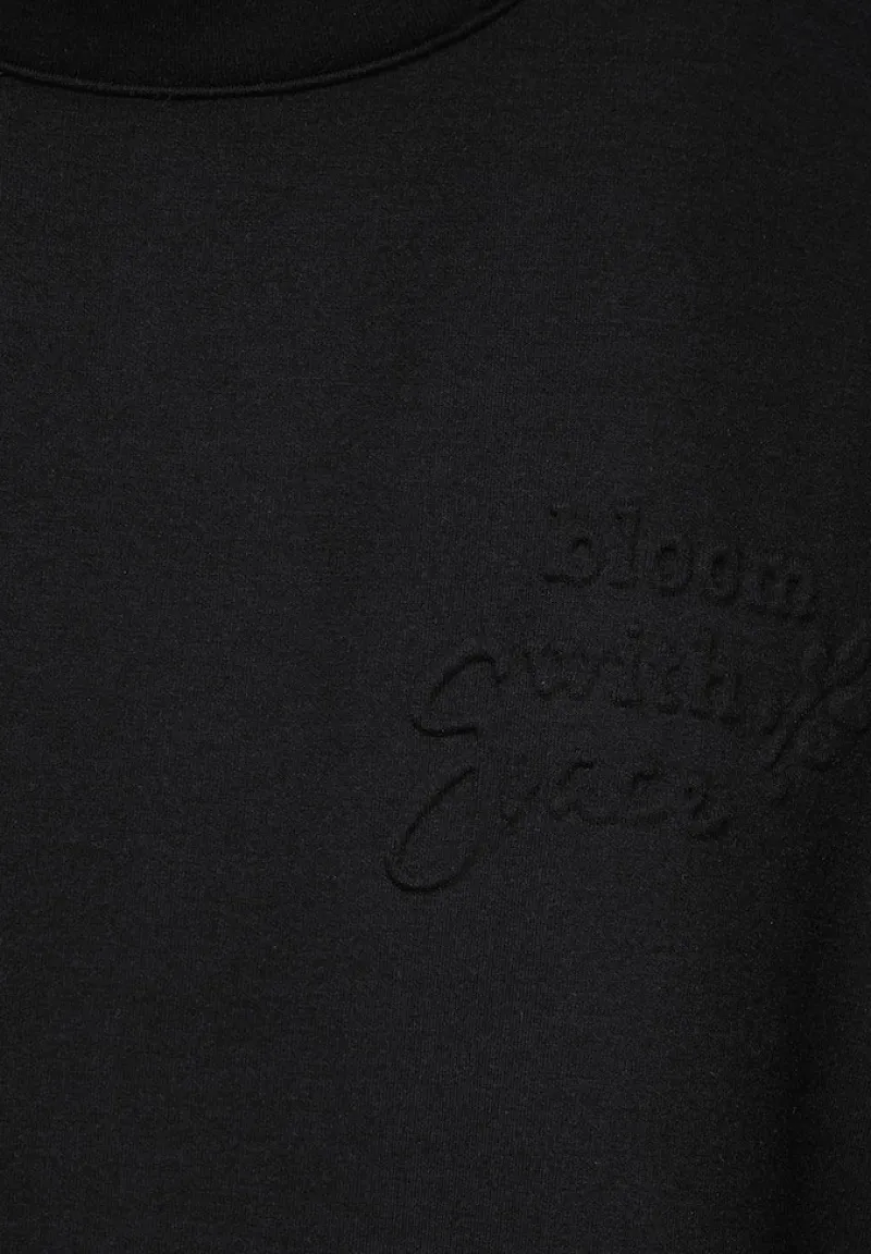 Street One Pullover & Sweatshirts*Sweatshirt in Unifarbe Black