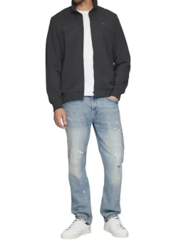 s.Oliver Pullover & Sweatshirts|Big Boys*Sweatshirt Jacke mit Stehkragen und Logo-Detail Grau