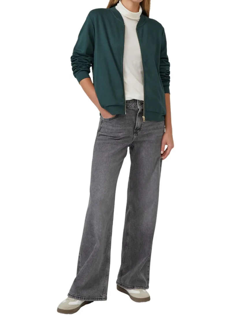 s.Oliver Pullover & Sweatshirts*Sweatshirt Jacke petrol