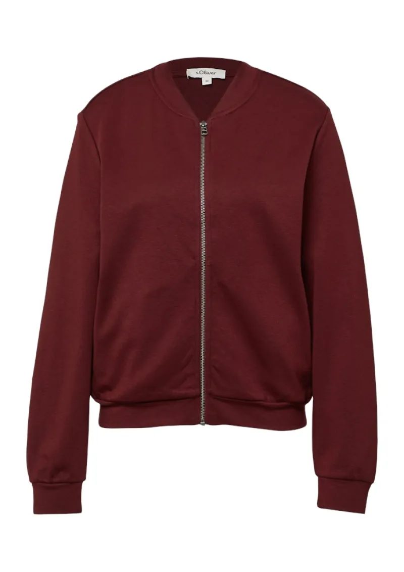 s.Oliver Pullover & Sweatshirts*Sweatshirt Jacke Rot
