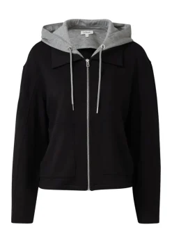 s.Oliver Pullover & Sweatshirts*Sweatshirt Jacke Schwarz