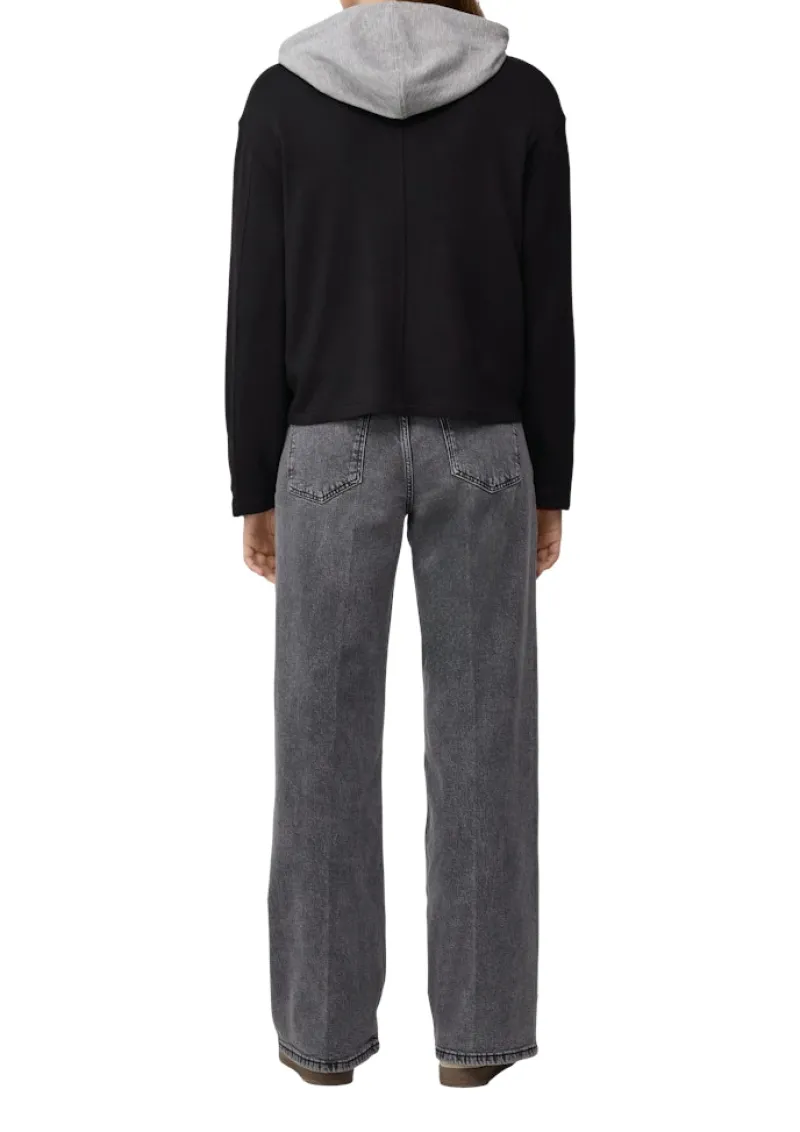 s.Oliver Pullover & Sweatshirts*Sweatshirt Jacke Schwarz